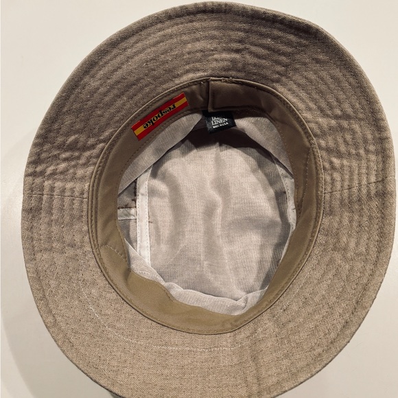 SALE Custom Unisex RESPOKE EMILIO PUCCI Bucket Hat . Pucci Silk Trim Irish Linen - Picture 13 of 15